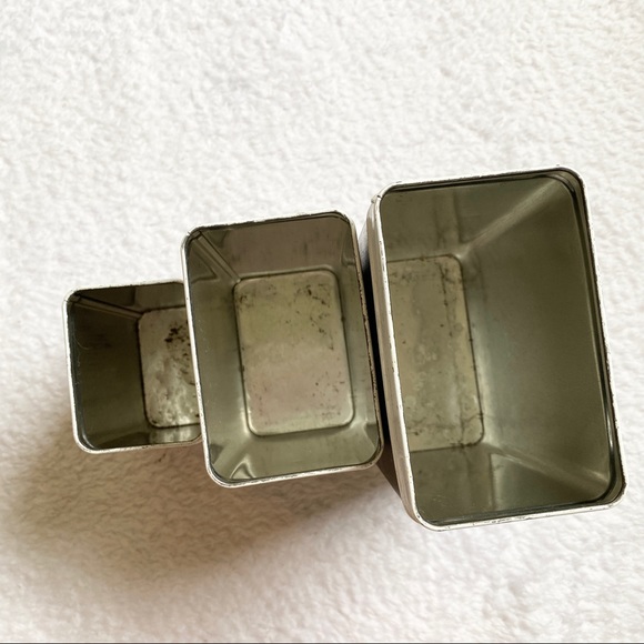 Handmade | 1 2 3 farmhouse storage nesting tins decor - Picture 4 of 8